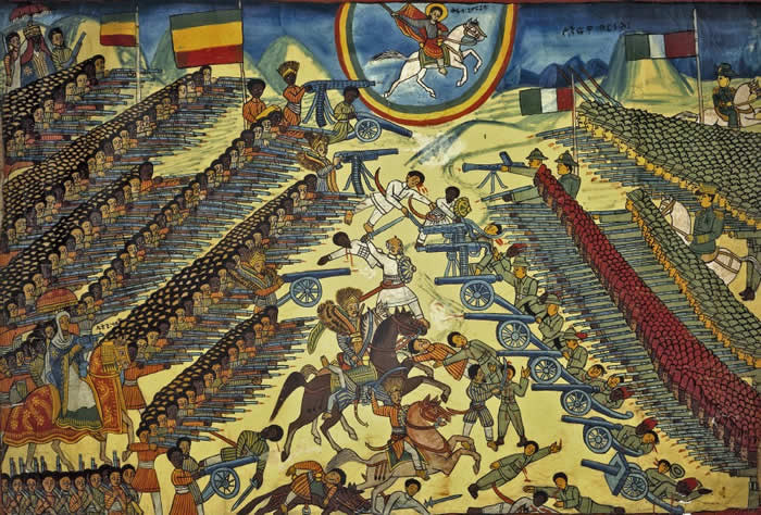 Az aduai csata. Etiópia, 1896. március 1.